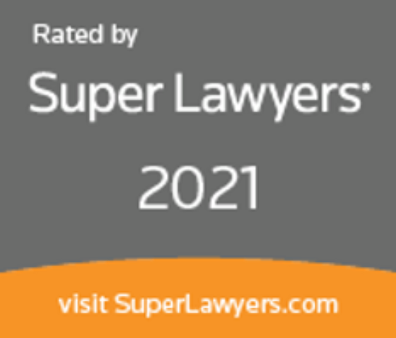 Rated By Super Lawyers | 2021 | visit SuperLawyers.com