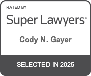 Rated By Super Lawyers | Cody N. Gayer | Selected in 2025